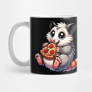 Possum Eating Pizza Mug